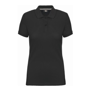 POLO PIQUÉ SRA M/M 2 BOT PRETO WK275